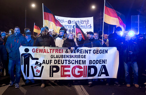© Ronald Boss; PEGIDA-Demonstration in Dresden