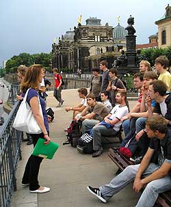 © Gymnasiasten lernen den Studienstandort Dresden kennen