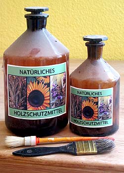© H.Goehler; Weiße Biotechnologie kann heißen: Natürliche Holzschutzmittel aus Sonnenblume, Salbei und Beinwell ...