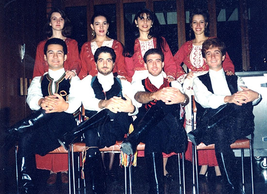 © privat; Internationaler Abend 1994 in der Neuen Mensa, mit dem Zypriotischen Tanzensemble.
