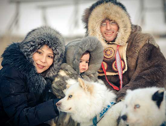 © privat; Mit Familie im winterlichen Sibirien